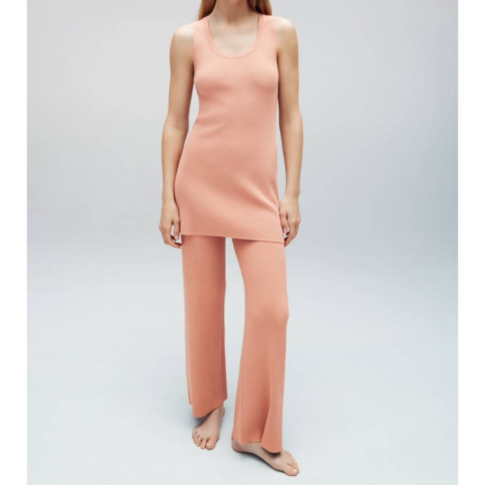 Zara long knit top